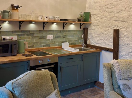High quality finishes mixing old and new