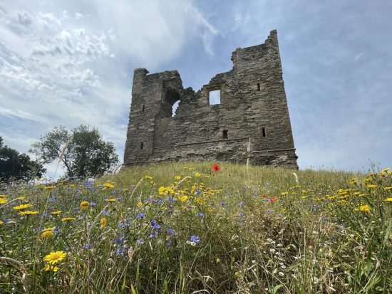 Hopton Castle - ideal for picnics and hide-and-seek