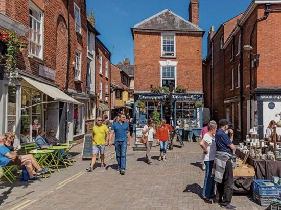 Ludlow Georgian Town and Independant Shops.
