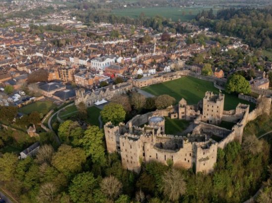 Historic Ludlow Castle and Town